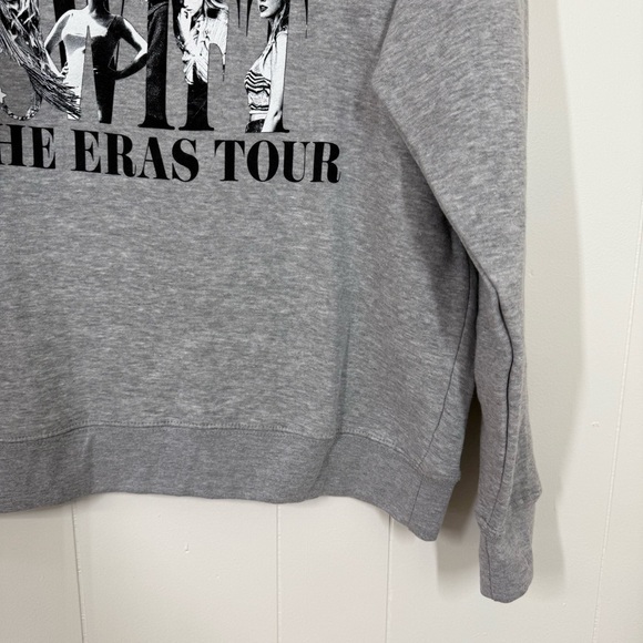 Taylor Swift 2023 The Eras Tour Grey Crewneck Sweatshirt - Picture 8 of 16
